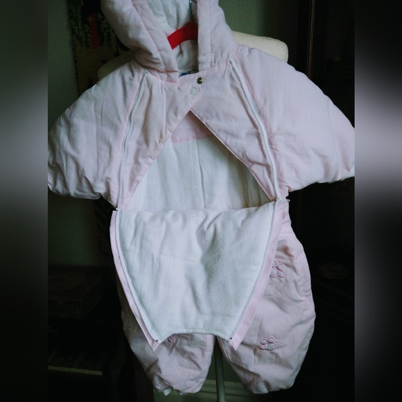 Cutest Tricycle kitty face 18 month snow suit pink - Picture 3 of 6